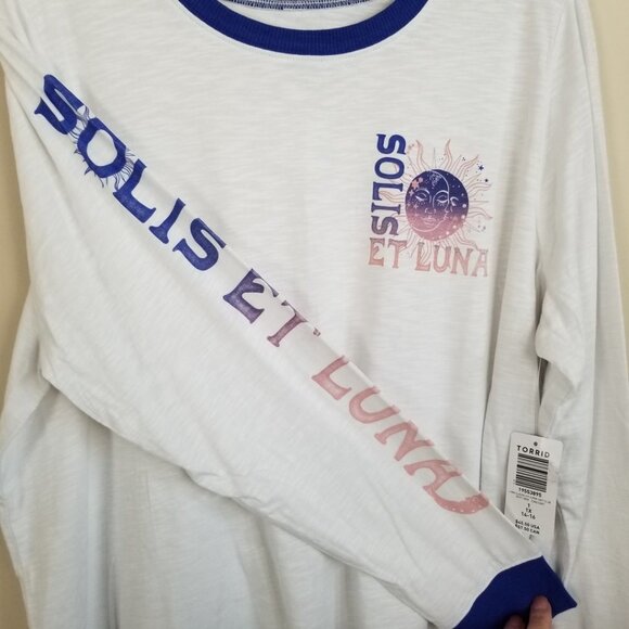 TORRID Super Soft Slub Jersey T Shirt Size 1X 14/16 NWT - Picture 3 of 5